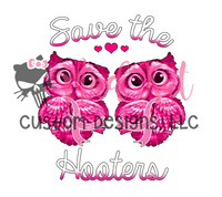 Save The Hooters Sublimation Transfer