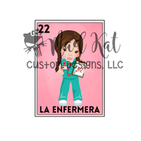 La Enfermera Sublimation Transfer