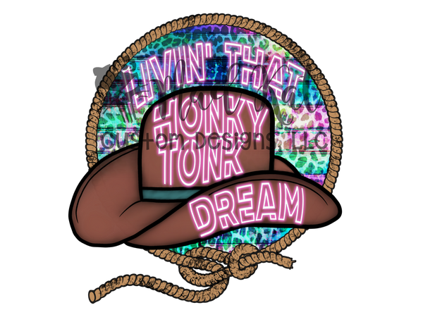 Honky Tonk Dream HTV transfer