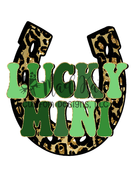 Htv Designs Mini Lucky Mini HTV transfer β Mad Kat Custom Designs, LLC