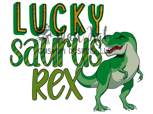 Luckysaurus Rex Sublimation Transfer