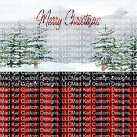 Merry Christmas Sublimation Tumbler Print