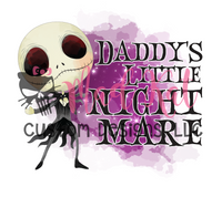 Daddy's Little Nightmare Sublimation Transfer
