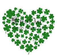 St Patricks Heart HTV transfer