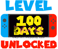 Level 100 Days Unlocked HTV transfer