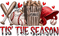 Tis The Season Baseball Sublimation Transfer
