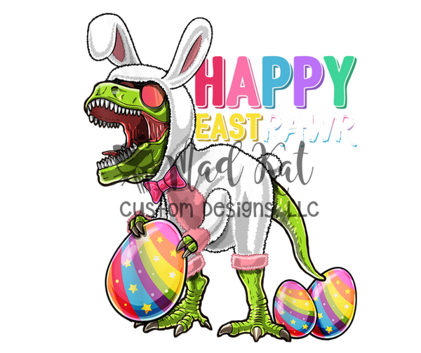 Happy Eastrawr Sublimation Transfer