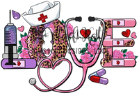Love Valentine Nurse Sublimation Transfer