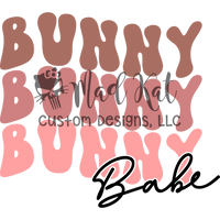 Bunny Babe Sublimation Transfer