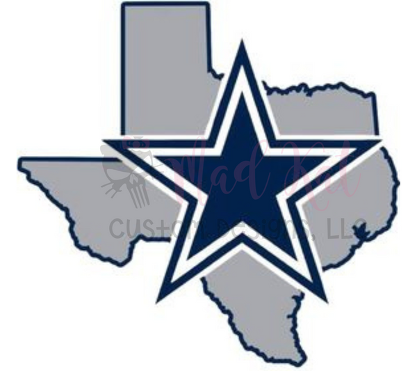 Cowboys Texas Sublimation Transfer