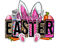 Happy Easter Bunny HTV transfer