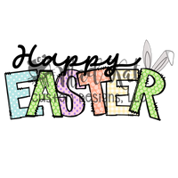 Happy Easter Sublimation Transfer