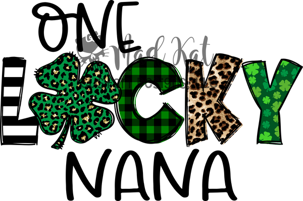 Lucky Nana Sublimation Transfer