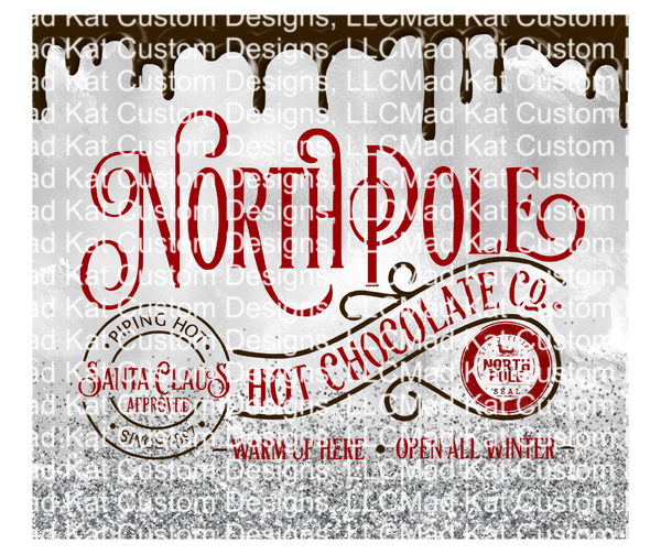 Noth Pole Sublimation Tumbler Print