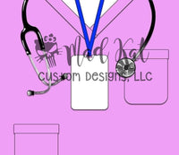 Pink Scrubs Tumbler Print