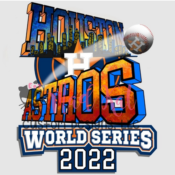 Astros World Series 2 HTV transfer
