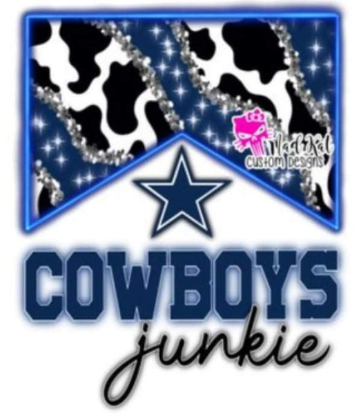Cowboys Junkie Cowprint Sublimation Transfer