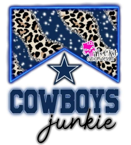 Cowboys Junkie Leopard HTV – Mad Kat Custom Designs, LLC